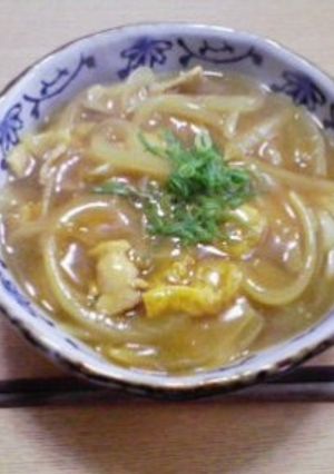 家庭でお蕎麦屋さんのカレーうどん-レシピのメイン写真