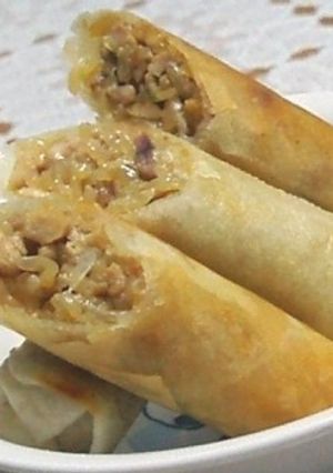 おつまみにテリマヨチキンの中華春巻き-レシピのメイン写真