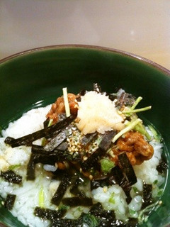 納豆茶漬け-レシピのメイン写真