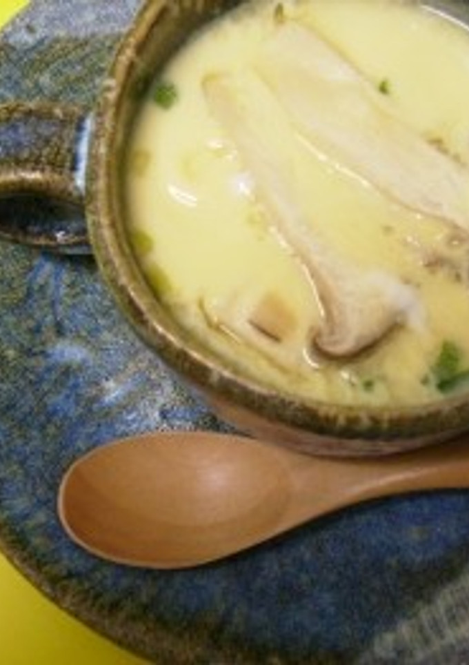 永谷園の松茸お吸い物を使って松茸茶碗蒸し-レシピのメイン写真