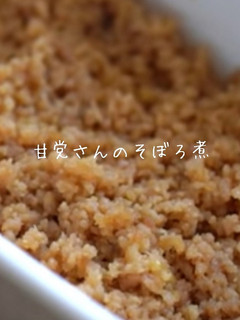 甘党さんのそぼろ煮-レシピのメイン写真