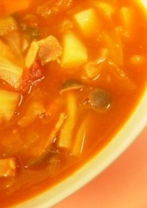 和のミネストローネ♪残り野菜で節約＆簡単-レシピのメイン写真