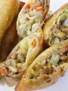 ドライカレーの野菜炒め&春巻き♪簡単&節-レシピのメイン写真