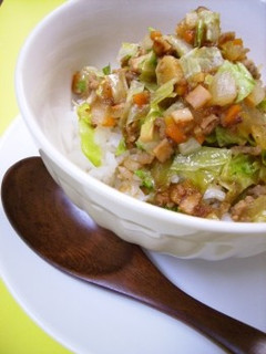 簡単!野菜そぼろ焼肉たれ仕上げ!節約♪-レシピのメイン写真