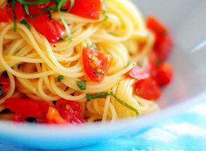 さっぱり！トマトと大葉の冷たいパスタ-レシピのメイン写真