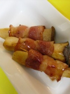 超簡単エリンギベーコン巻のバター醤油1-レシピのメイン写真