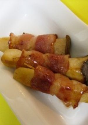 超簡単エリンギベーコン巻のバター醤油1-レシピのメイン写真
