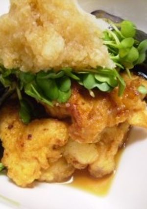 ★鶏の天ぷらみぞれポン酢★-レシピのメイン写真
