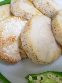 自家製鶏ハムステーキ♪簡単&節約-レシピのメイン写真