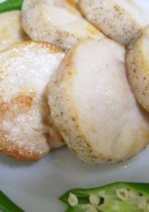 自家製鶏ハムステーキ♪簡単＆節約-レシピのメイン写真