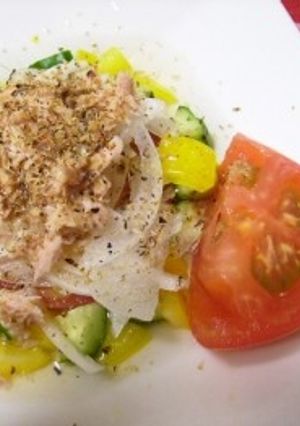 フレッシュトマトの和のフレンチサラダ♪-レシピのメイン写真
