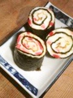 お弁当に♪紅ショウガの卵焼きのり巻き-レシピのメイン写真