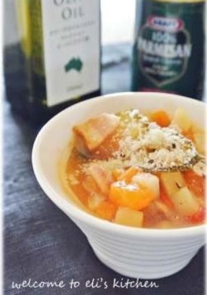 夏野菜たくさん♪食べるスープ♪-レシピのメイン写真
