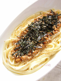*納豆たまごかけうどん♪*-レシピのメイン写真