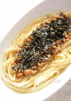 ＊納豆たまごかけうどん♪＊-レシピのメイン写真