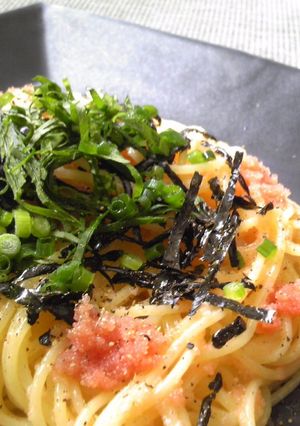 フライパンいらず♡簡単たらこスパゲティ-レシピのメイン写真