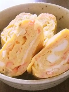 お弁当に♪カニカマ卵焼き-レシピのメイン写真