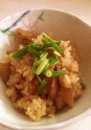 菊芋入りつけ麺、簡単リメイク炊き込みご飯-レシピのメイン写真