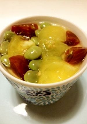 冷やしておいしい♪ベーコンの茶碗蒸し-レシピのメイン写真