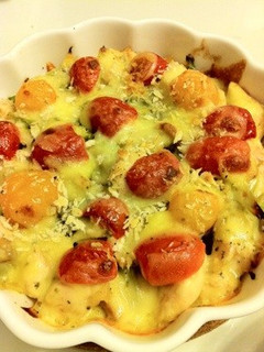 簡単☆ササミとアスパラの塩麹チーズ焼き-レシピのメイン写真