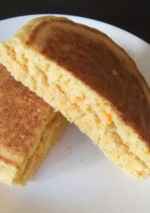 にんじん豆乳パンケーキ-レシピのメイン写真