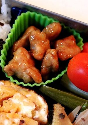 お弁当・お花見に♪簡単照り焼きチキン-レシピのメイン写真