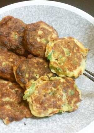 ゴーヤと納豆の小判焼き-レシピのメイン写真