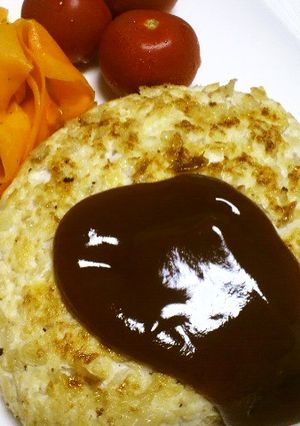 低カロリー低予算で満腹豆腐ハンバーグ♪-レシピのメイン写真