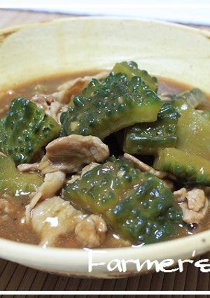 【農家のレシピ】ゴーヤの中華風味噌煮-レシピのメイン写真