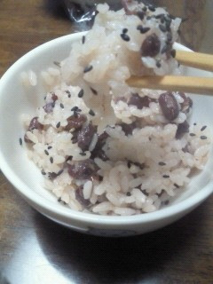 餅入り、簡単お赤飯♪-レシピのメイン写真