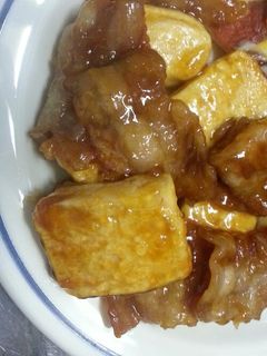 豚バラと豆腐のこってり照り焼き-レシピのメイン写真