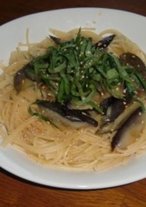 さっぱり美味しい！揚げなすパスタ！！-レシピのメイン写真