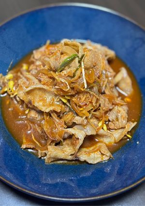 豚バラと豆もやしのプルコギ-レシピのメイン写真