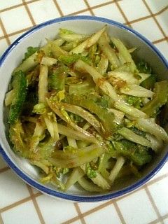 セロリとゴーヤの炒め物-レシピのメイン写真