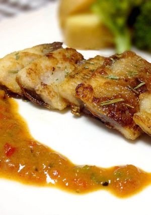 鰯の香草焼き フレンチ・カレーソース添え-レシピのメイン写真