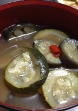 ズッキーニとナスの酸っぱ辛いスープ-レシピのメイン写真