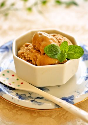 ひんやりカフェラテ♫ジェラート風☆-レシピのメイン写真