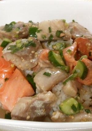 茶碗1杯分を丼1杯分に！ヘルシー酢飯☆-レシピのメイン写真