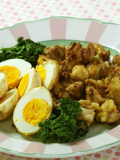 鶏肉とゆで卵のタンドリーチキン揚げ-レシピのメイン写真