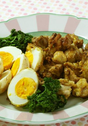 鶏肉とゆで卵のタンドリーチキン揚げ-レシピのメイン写真