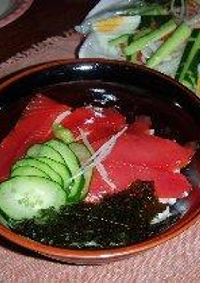 お寿司やサンしましょう　マグロのずけ丼-レシピのメイン写真