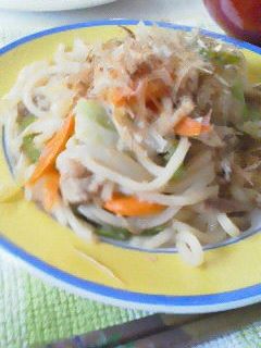 野菜たっぷり焼きうどん 醤油味-レシピのメイン写真
