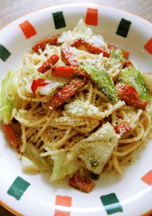 キャベツとアンチョビのパスタ♬-レシピのメイン写真