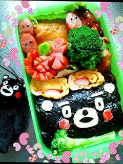 キャラ弁 くまもん弁当-レシピのメイン写真