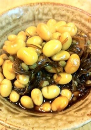 大豆の有馬煮(山椒糸昆布煮)(^^)-レシピのメイン写真