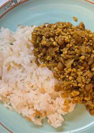 気滞タイプ冷え改善　納豆ドライカレー-レシピのメイン写真