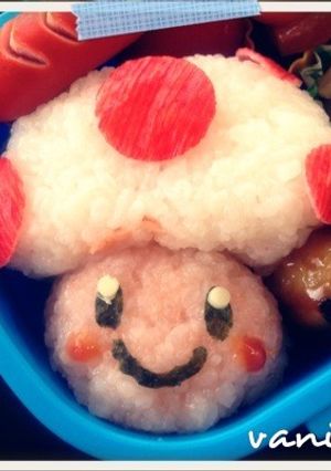 ☆キャラ弁　キノピオ☆　マリオシリーズ-レシピのメイン写真