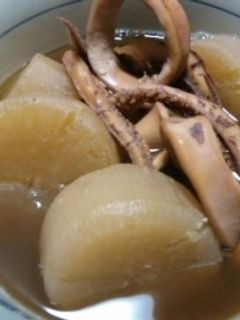 意外と簡単!イカと大根の煮物-レシピのメイン写真