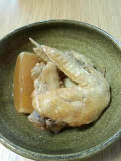 圧力鍋で手羽先と大根のハチミツさっぱり煮-レシピのメイン写真