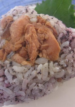 ゆかり＆味付けフレークのおにぎり-レシピのメイン写真